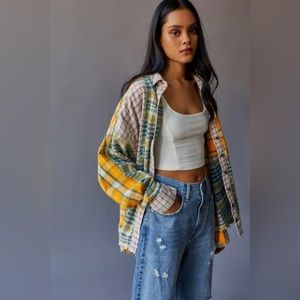 Colored BDG button down flannel